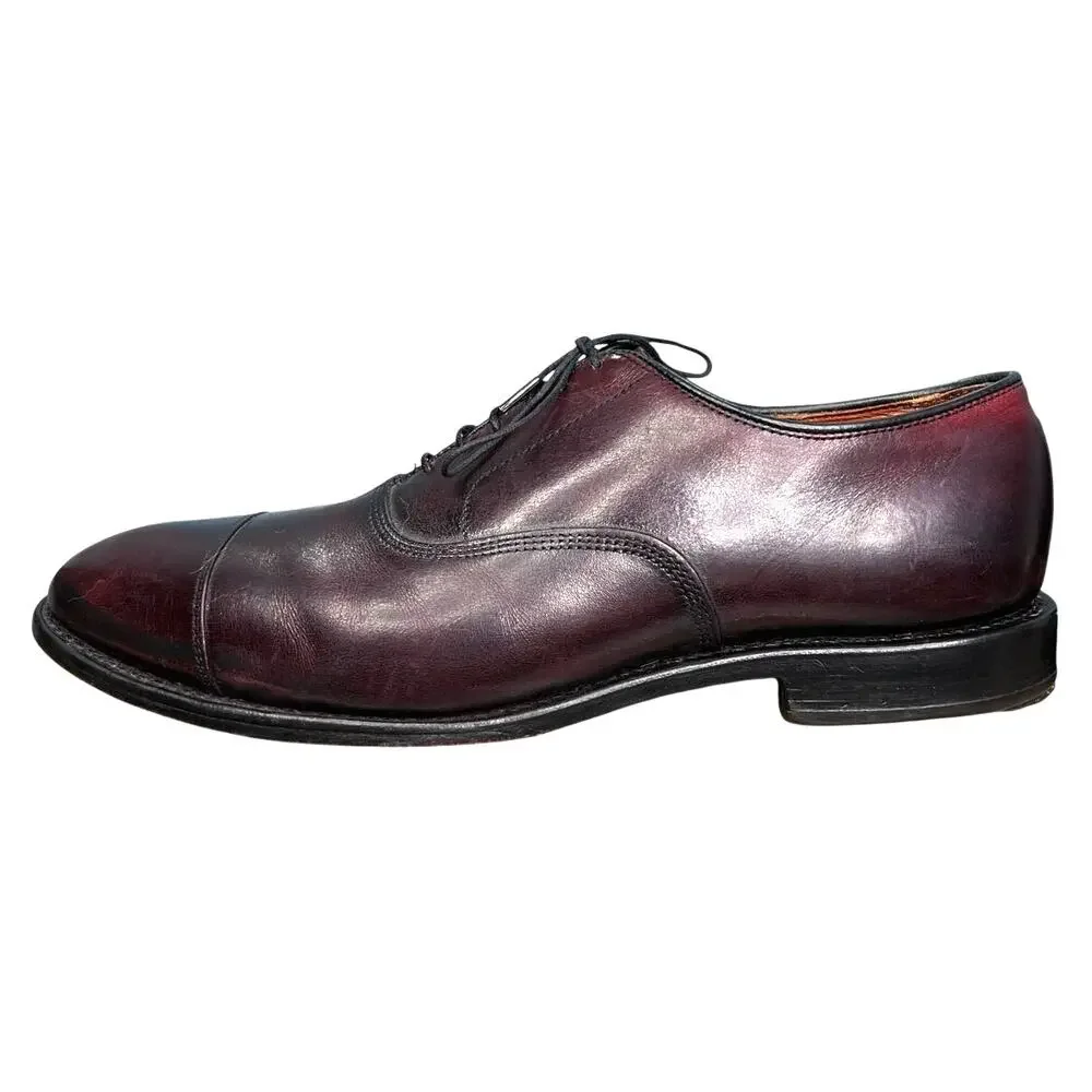 Allen Edmonds Men’s Park Avenue Burgundy Leather Oxford Size US 9 D